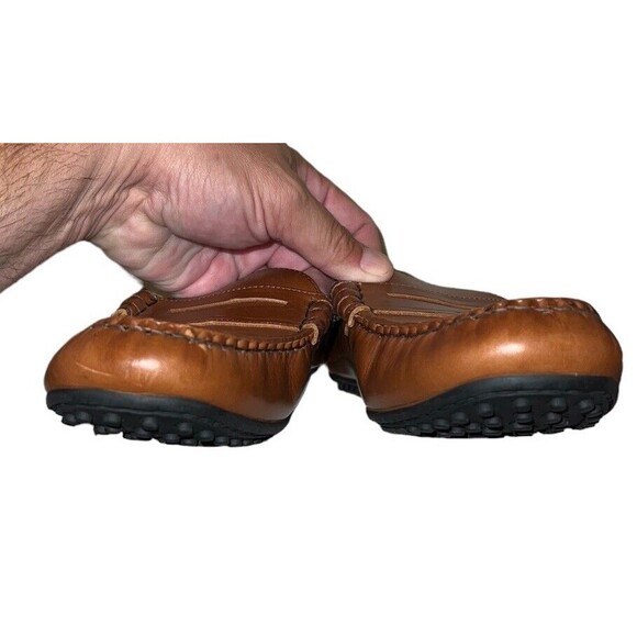 AE ALLEN EDMONDS VENTURA HWY PENNY LOAFER BROWN CALF LEATHER SHOES SIZE 11B - Picture 7 of 8